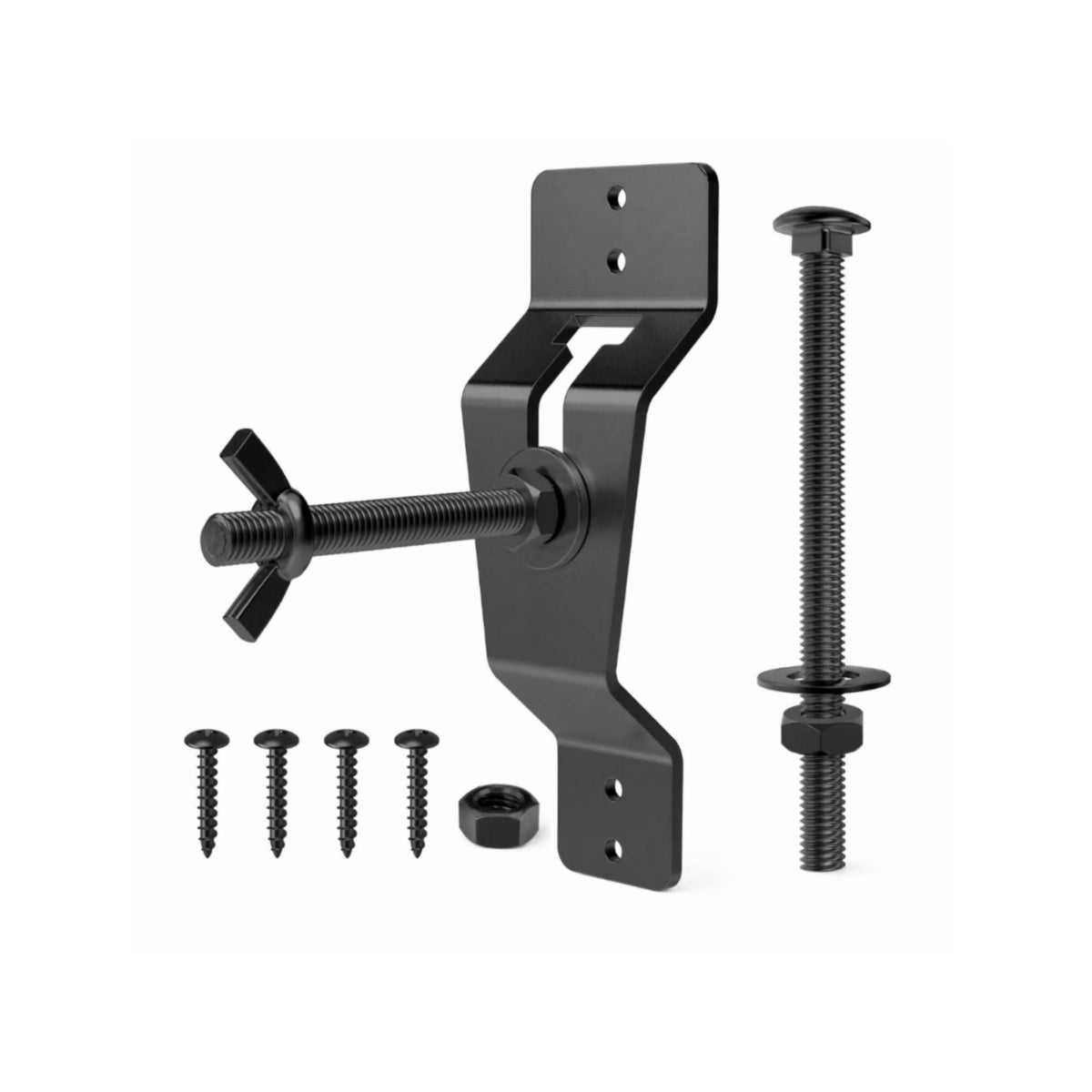 Spare Tire Bracket with Hardware Wall-Mounted Tire Carrier Bracket Secure Black for Trailer Owners, Enclosed Trailers