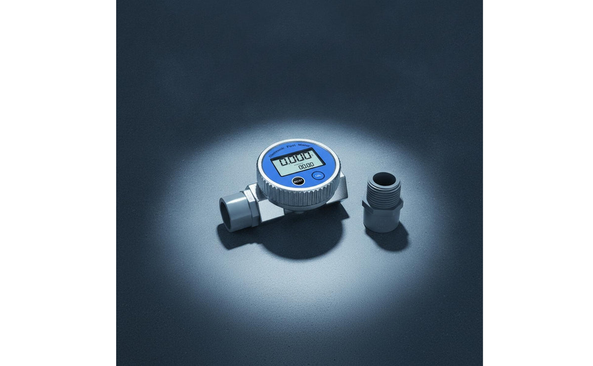 Electronic Impeller Volume Meter Industrial Volume Meter with Digital Screen Non-Viscous Flowmeter for Plumbers, Plumbing