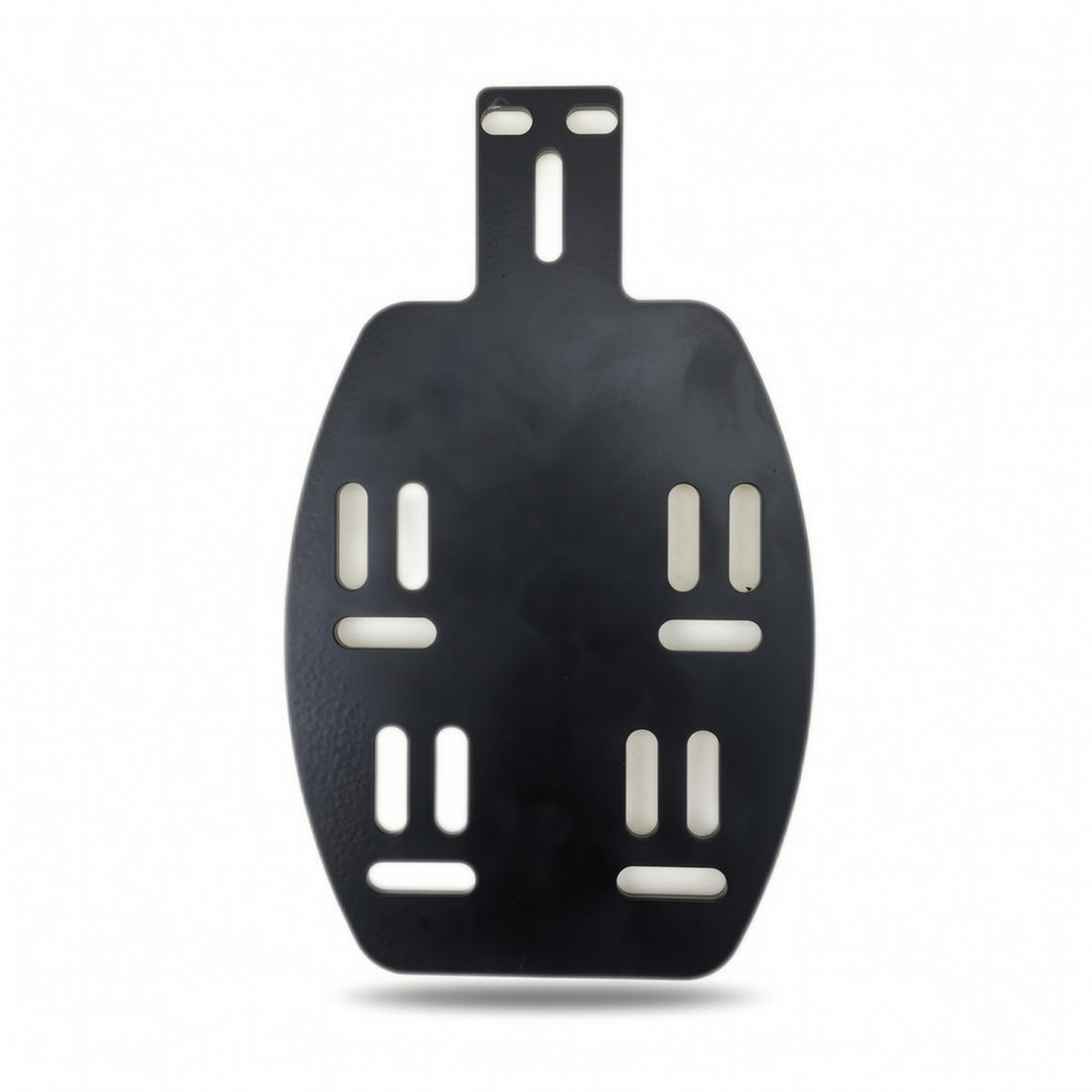 Rear Trunk Support Plate Black Cargo Box Support Plate Rear Cargo Rack Slotted Flat for Cyclists, Electric Bicycles