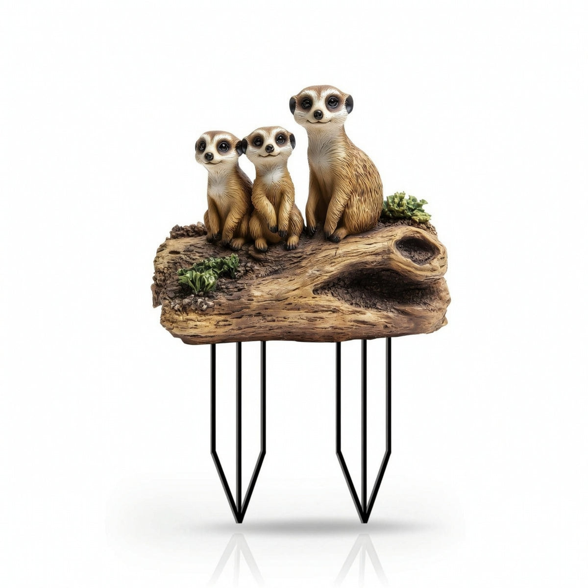 Meerkat Garden Stake Adorable Meerkat Ornament with Stake Outdoor for Gardeners