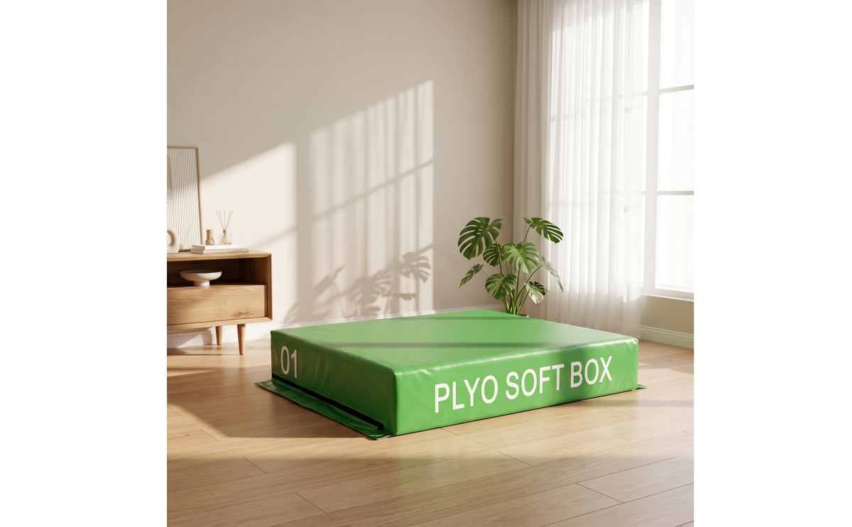Padded Soft Plyo Box Sturdy Plyometric Box Rectangular Equipment Versatile for Beginners, Athletes, Indoor Training, Home Gym