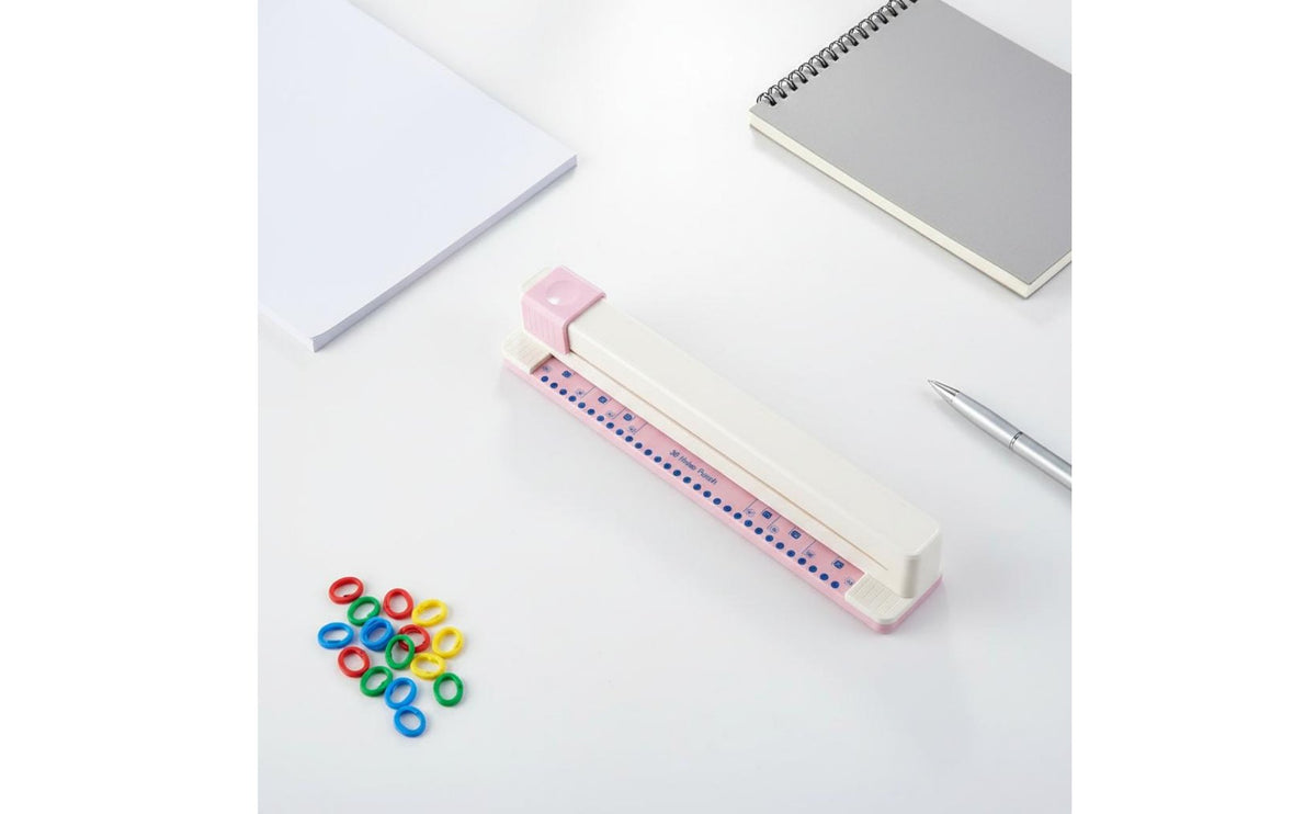 30-Hole Paper Punch Portable Multi Hole Puncher Ergonomic Lever for Teachers