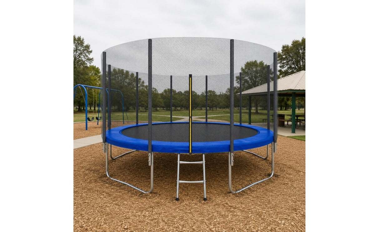 16 Ft jumping bed Thick Foam Padding Round jumping bed Tear-Resistant Play Equipment for Backyard
