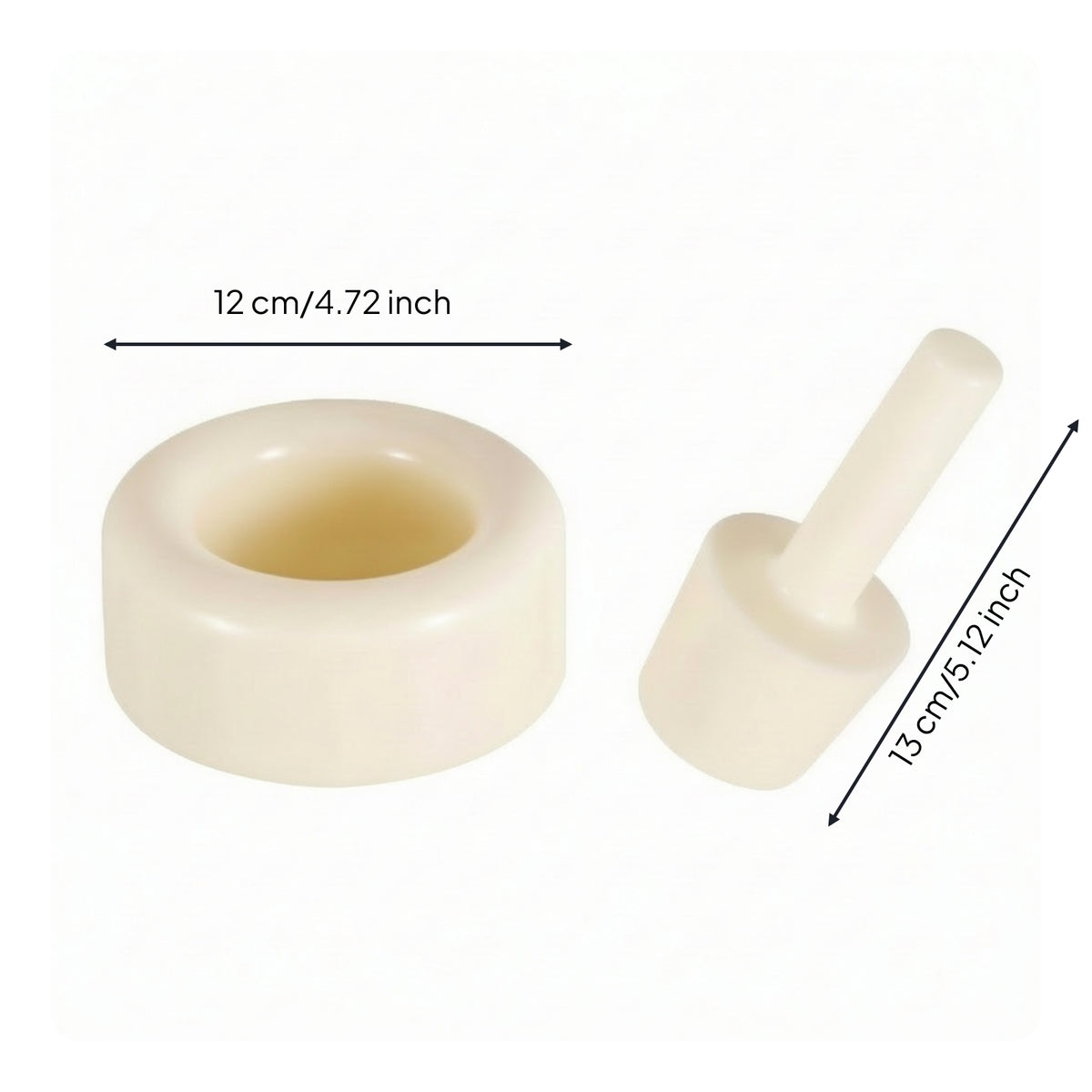 Ice Cream Basket Shaper Smooth Dessert Bowl Former with Press Portable