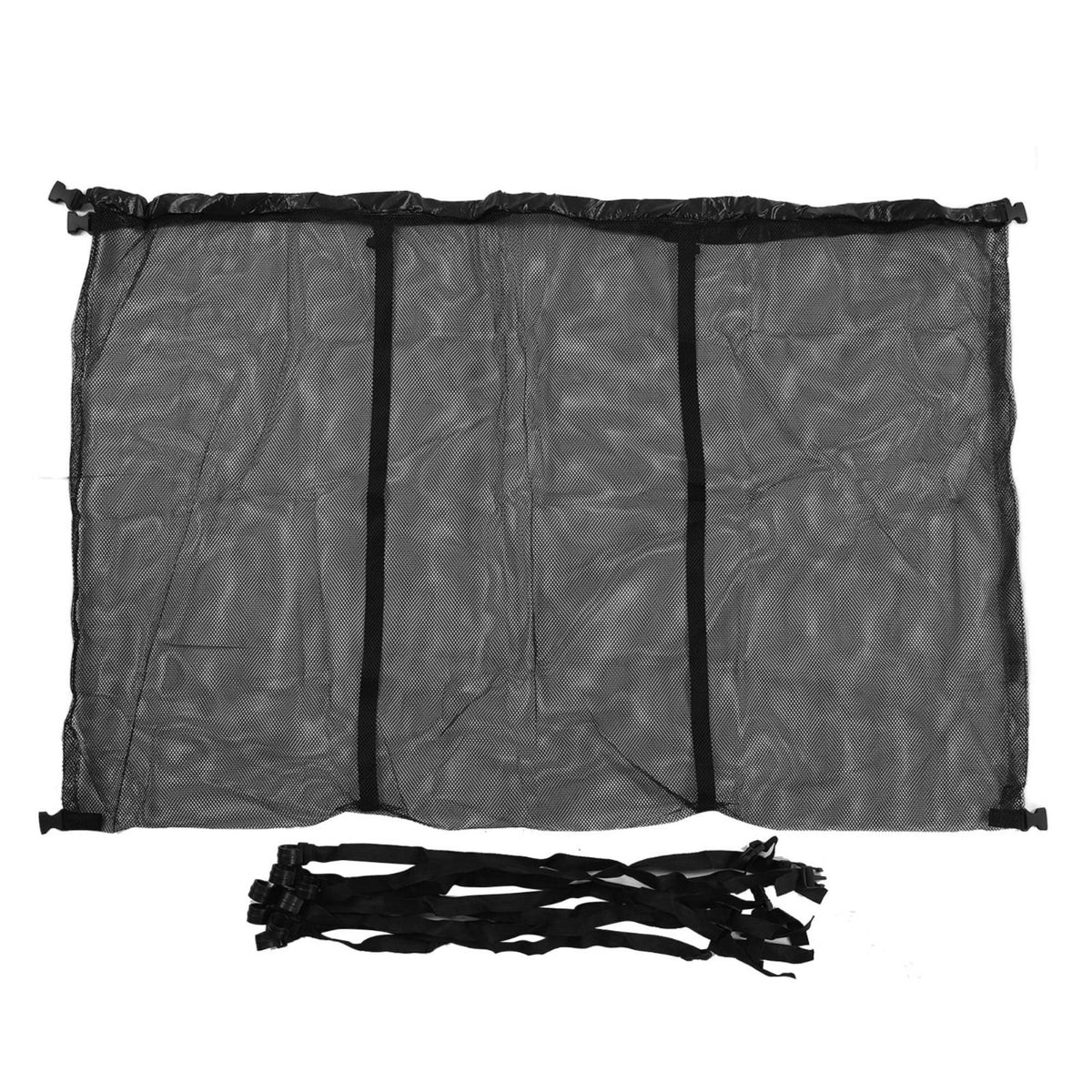 Sturdy Polyester Pool Storage Net Easy to Hang Swimming Pool Mesh Organizer Adjustable Straps for Outdoor