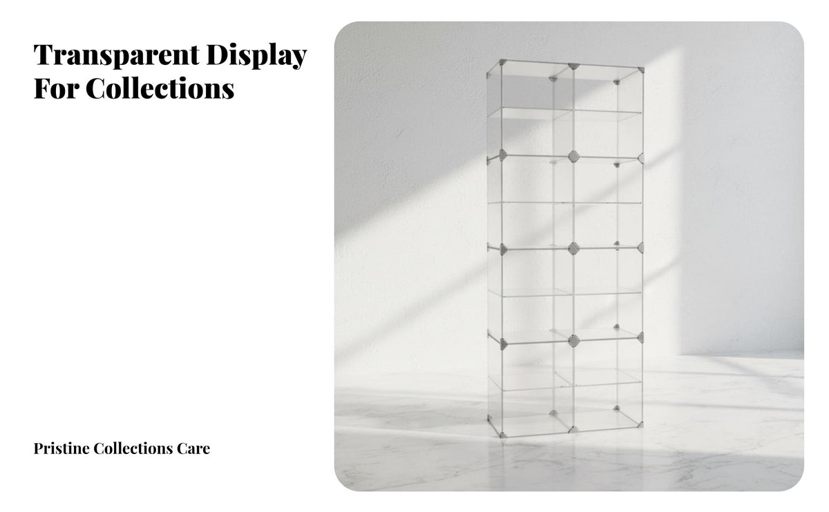 Figurine Display Cabinet Space-Saving Clear Acrylic Display Case Stable Structure Dustproof Model Rack for Hobbyists, Kids, Desktop, Bedroom, Playroom