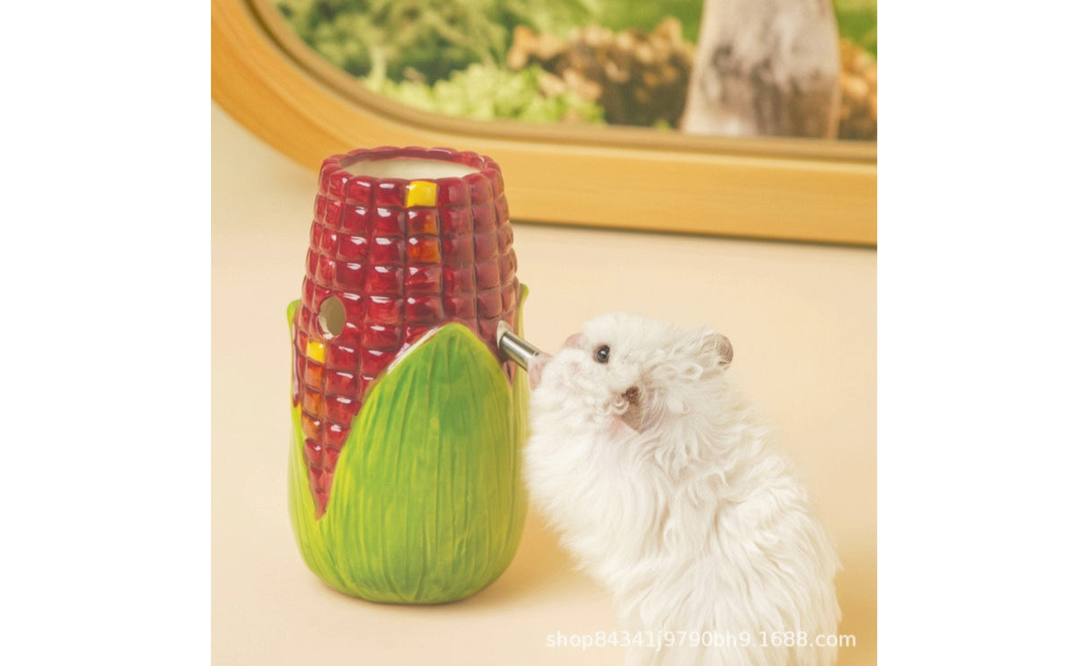 Glazed Ceramic Hamster Hideout Textured Ceramic Hamster House Water Washable Cave Long-Lasting for Cage, Habitat