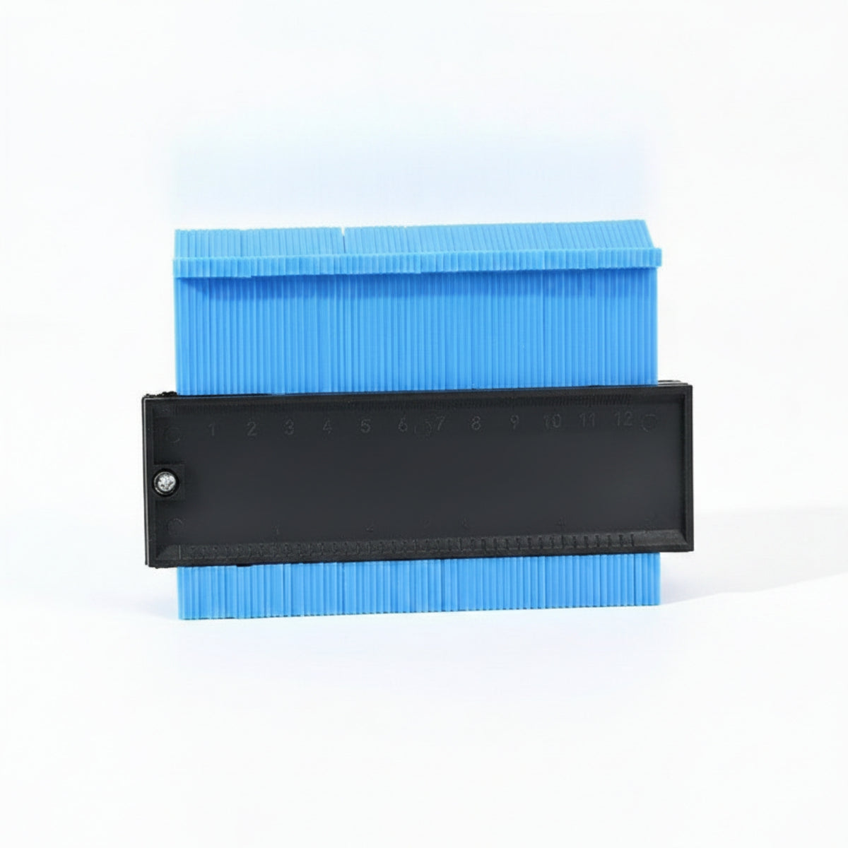 Contour Gauge Sliding Pins Contour Duplicator Profile Copy Tool Ribbed Edge Curve Tracing Gauge Measured Scale for Woodworking