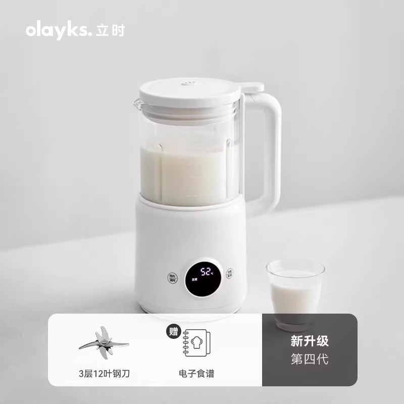 olayks立时小魔豆迷你破壁机小型豆浆机榨汁机家用全自动静音新款