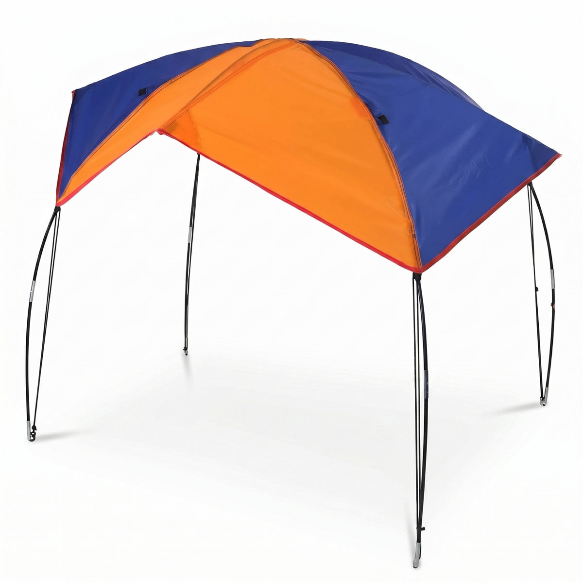 Foldable Inflatable Boat Canopy Overhead Boat Canopy with Support Poles Matching Sunshade Easy to Use for Boaters, Anglers, Fishing Trips, Lakeside