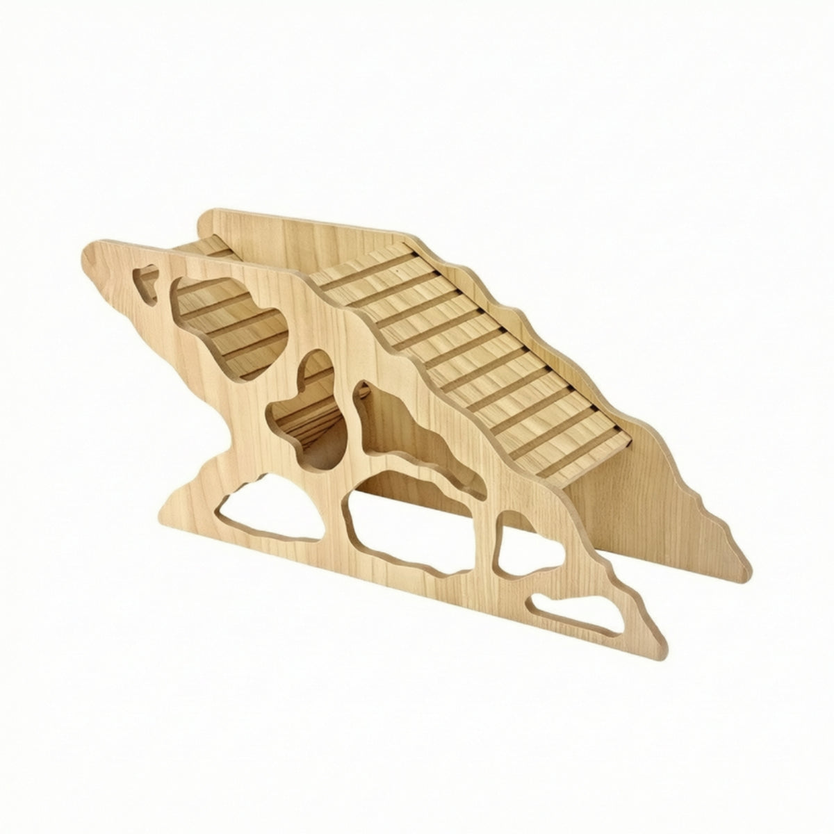 Hamster Tunnel with Ramp Climbing Wooden Hamster Smooth Pet Supply for Hamsters