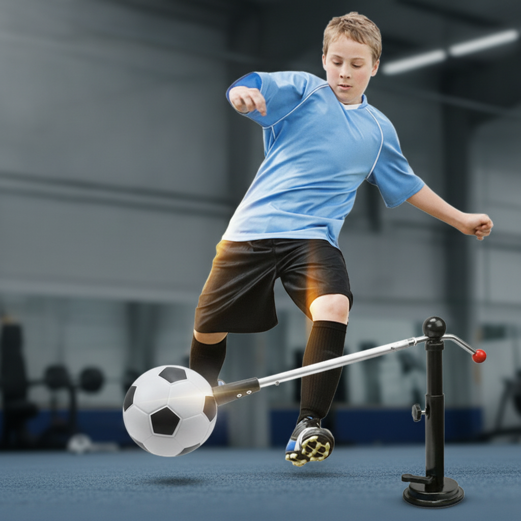 Suction Cup Football Trainer for Kids & Teens - Soccer Ball Control, Juggling & Stopping Skills Practice Aid