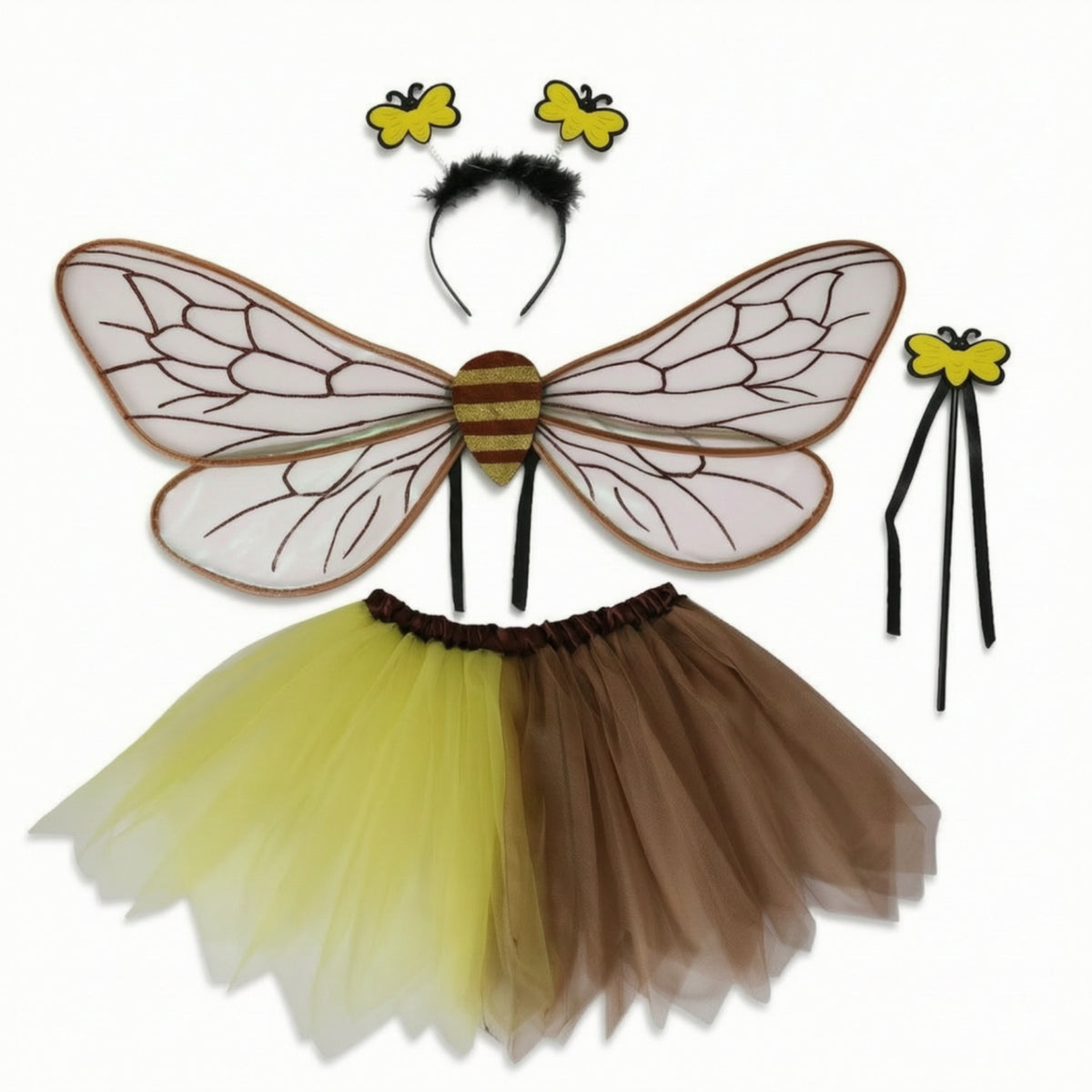 Bee Costume Set Halloween Bee Costume Lightweight for Carnival