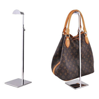 Stainless Steel Bag Display Stand for Retail and Live-Streaming