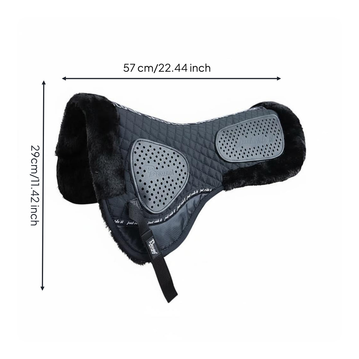 Equestrian Balance Pad Soft Riding Gear Easy Clean for Performance Jumpers