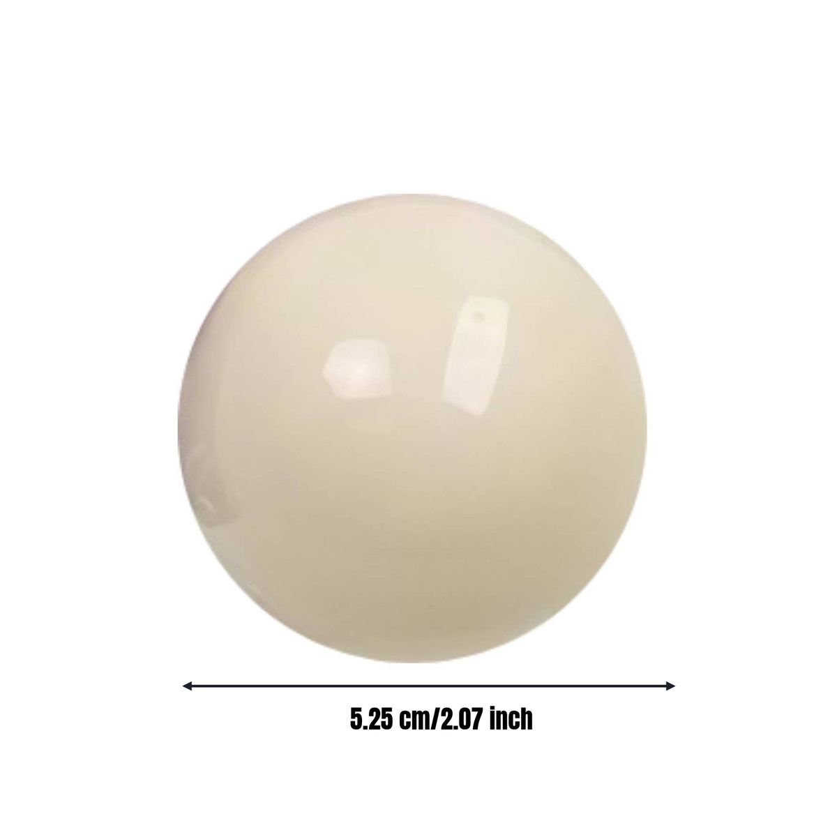 Polished Snooker Cue Ball Round Phenolic Resin Cue Ball Long-Lasting Sports Equipment