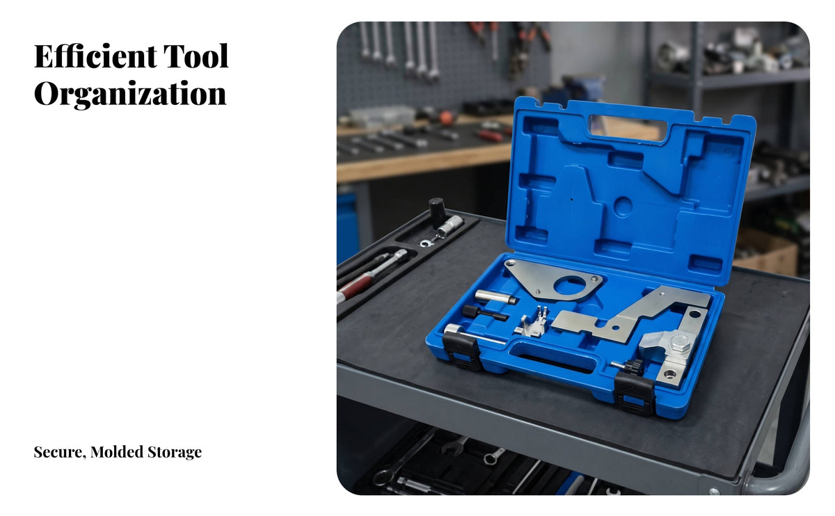High Precision Engine Timing Tool Set | Secure Latch Closure, Timing Tool Kit, for Auto Repair Shop