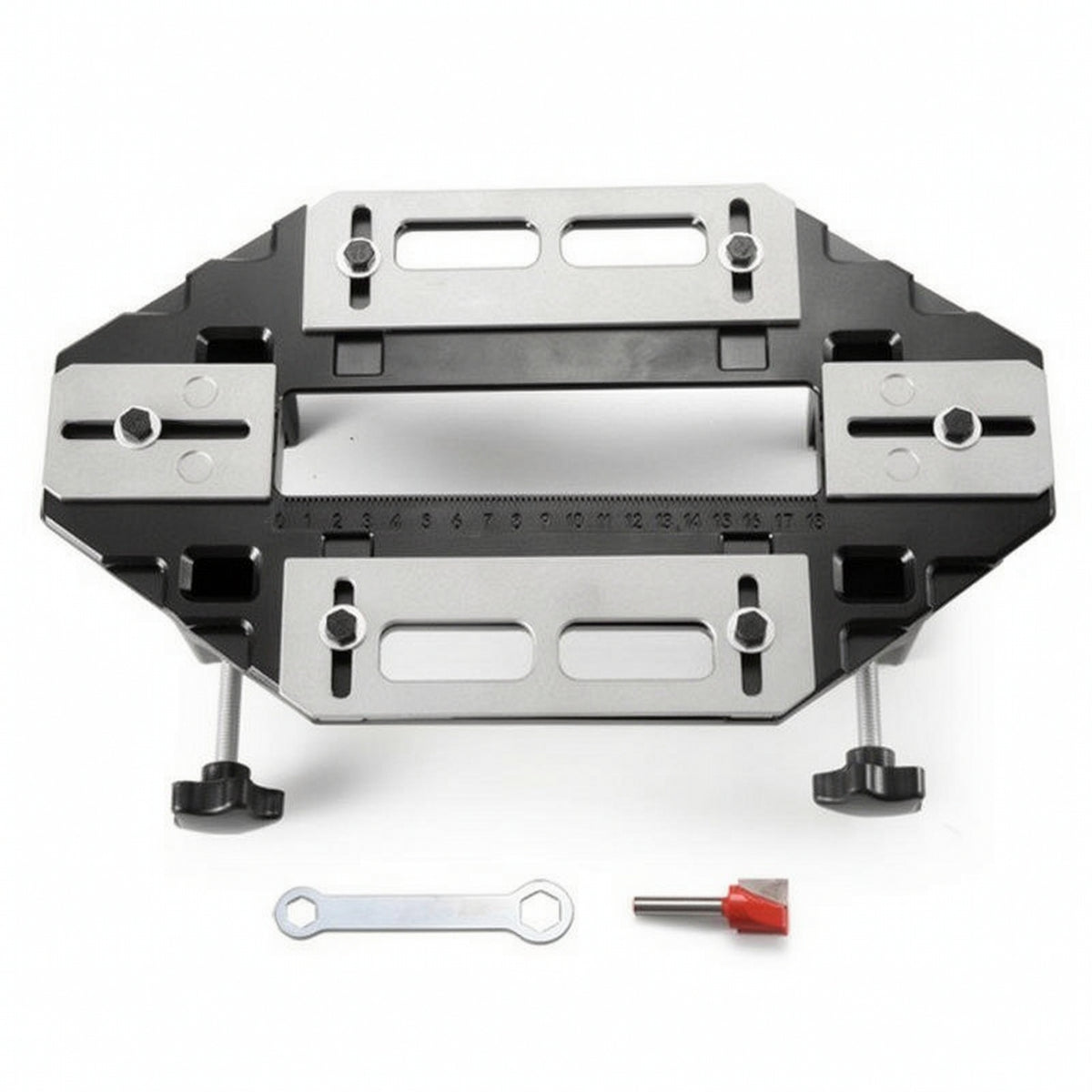 Hinge Mortising Jig CompleteOne Door Hinge Jig for Installers, DIY Hobbyists, Carpentry, Cabinet Making