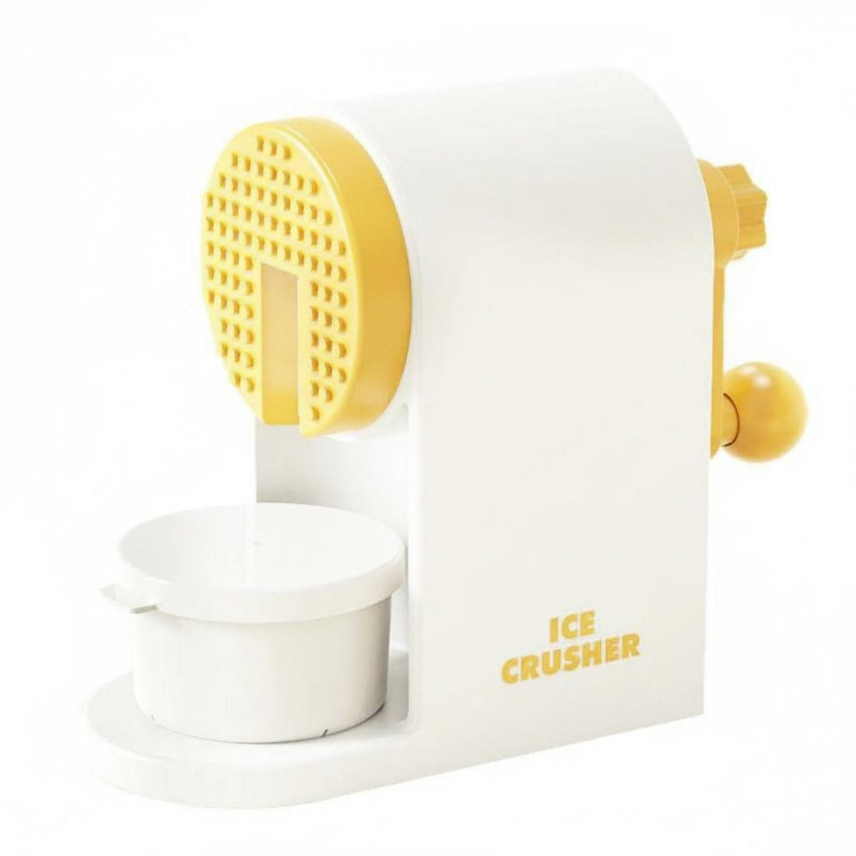 Manual Ice Crusher Non-Electric Hand Crank Snow Cone Machine DIY Fun Portable Shaved Ice Making for Children, Home, Parties