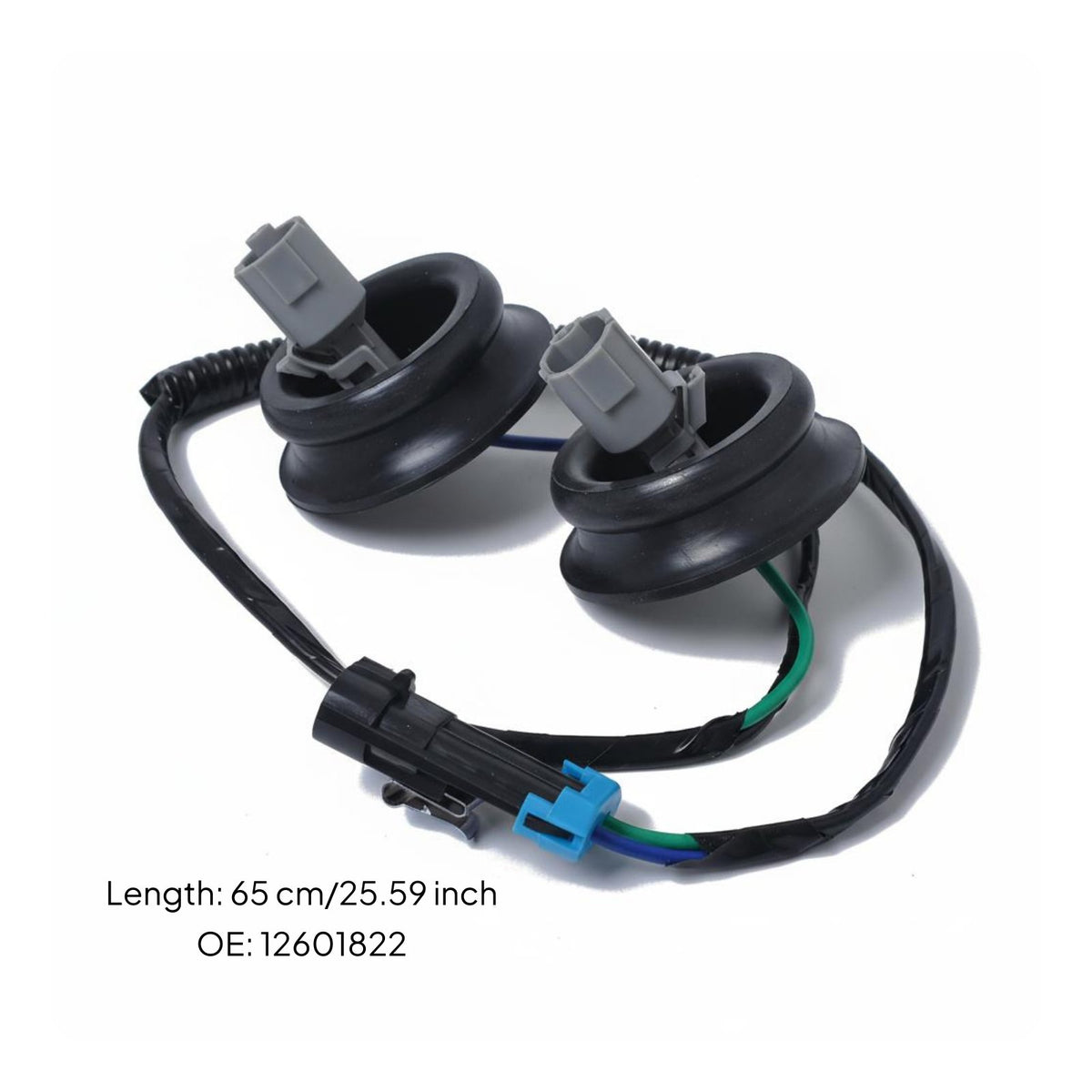 Direct Replacement Knock Sensor Harness Plug and Play Knock Sensor Connector Wire Premium Plated Terminals Automotive Part Long-Lasting Construction