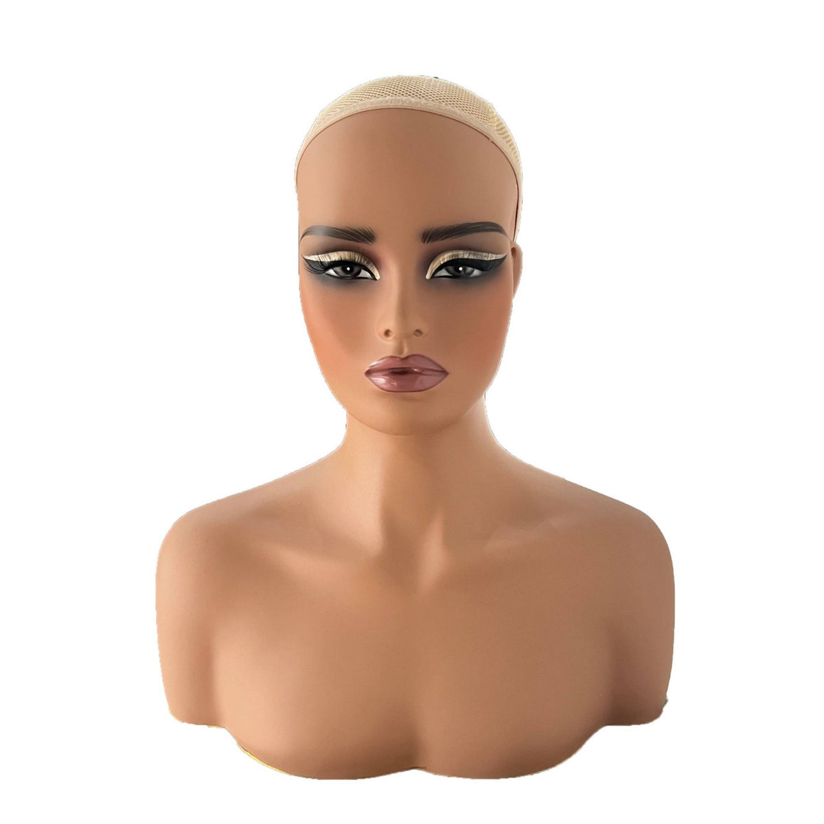 Mannequin Head with Shoulders Authentic Mannequin Head with Stand Professional for Jewelers, Salon Owners, Photography Studios