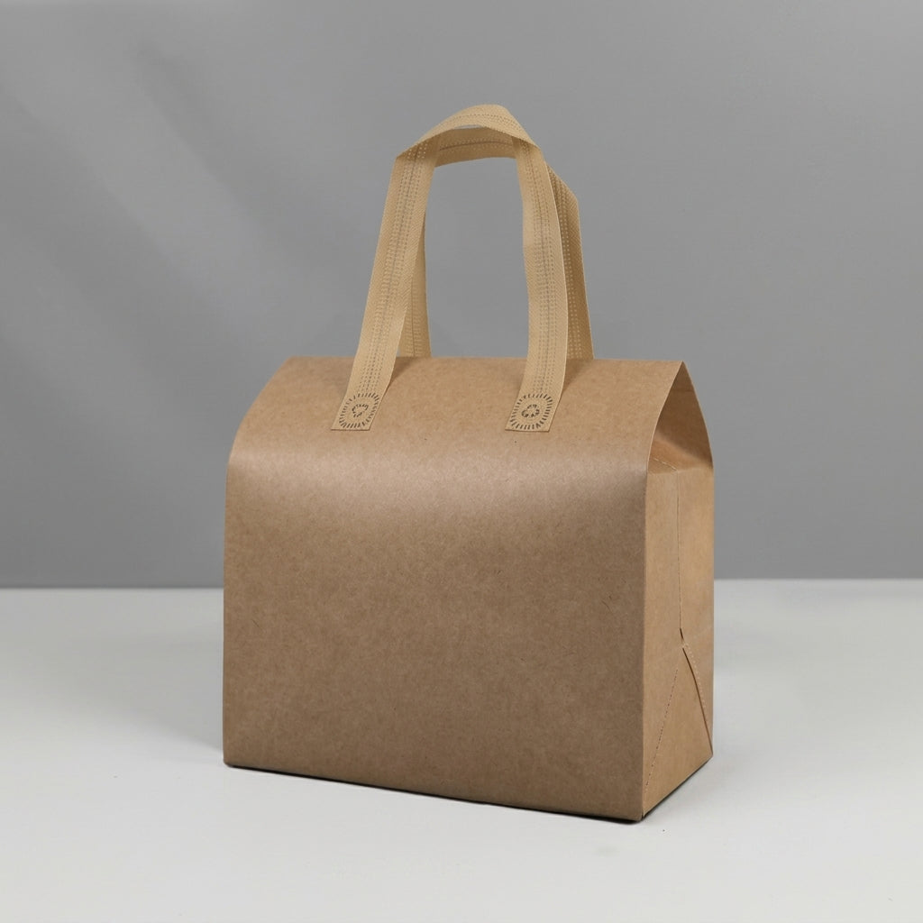 Cool Bag for Shopping and Carrier Bags, Heavy Duty Food Delivery Bag for Picnics, Insulated Food Bag with Aluminum Foil Lining, Food Packaging