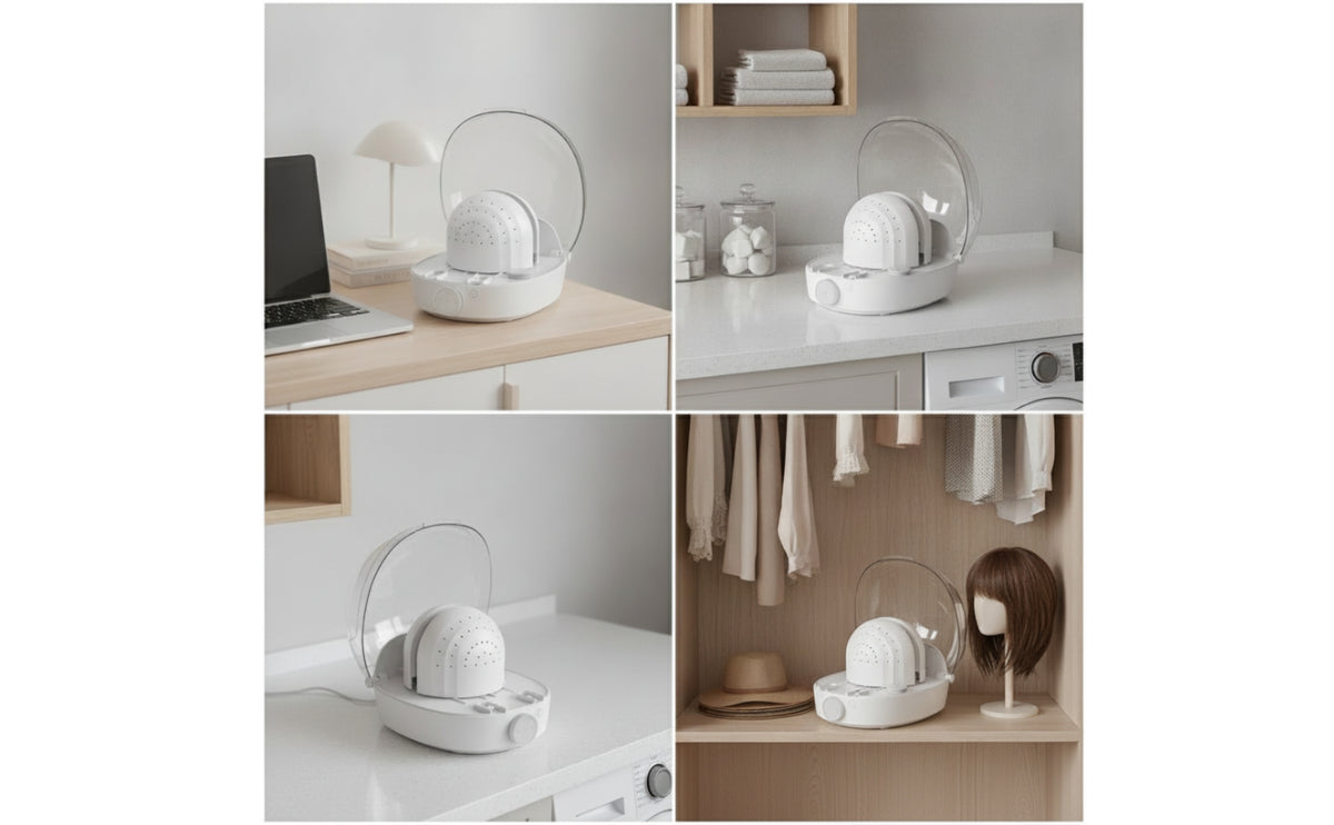 Hat Steamer Shape-Preserving Hat Steamer with Dome Chamber Countertop for Home Clothing Maintenance
