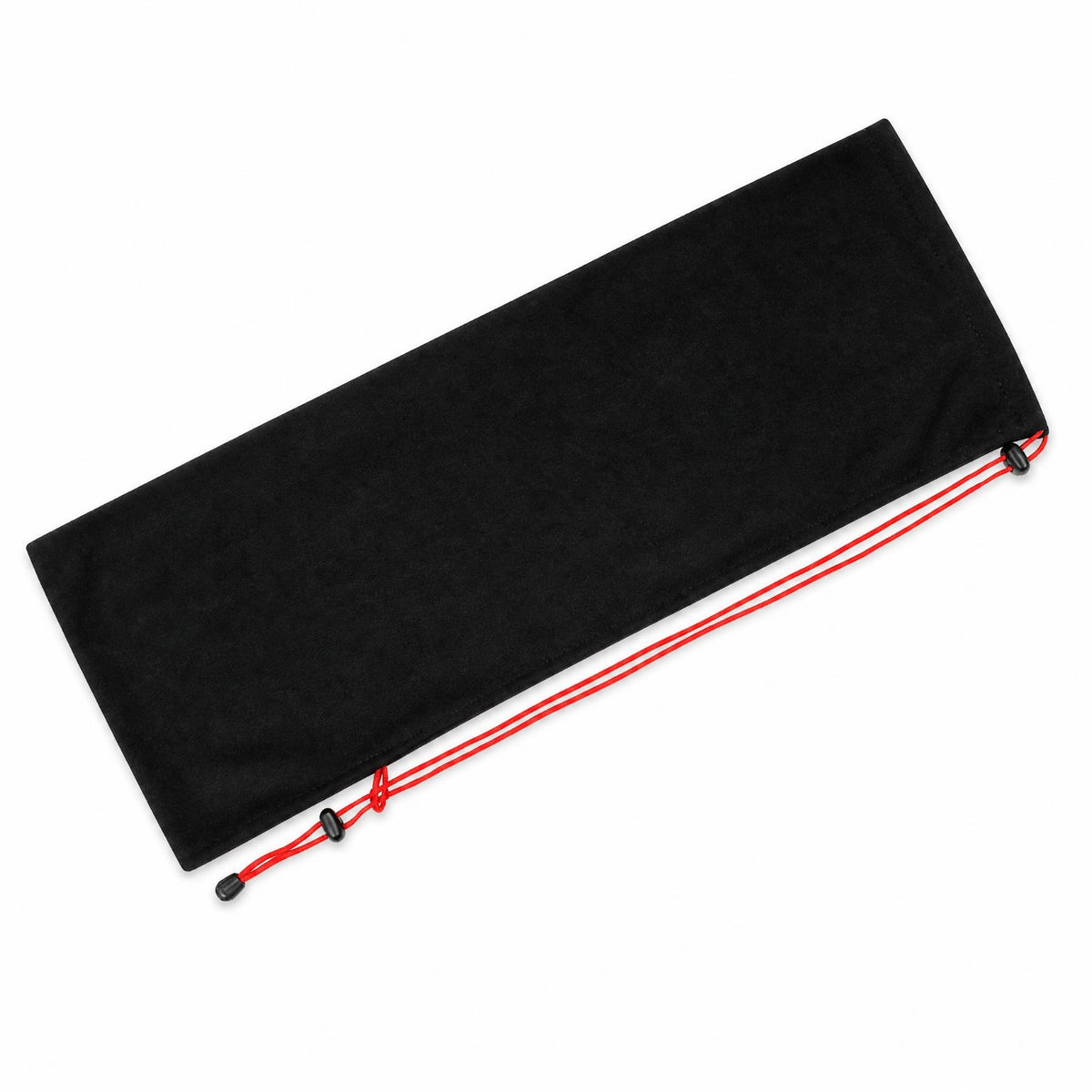 Black Badminton Racket Bag Textile Badminton Racket Sleeve Rectangular Sports Gear Long Size