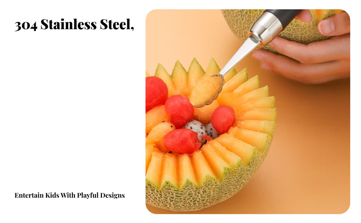 Water Fruit Sphere Spoon Multifunctional Fruit Sphere Er Stainless Steel Fruit Dipper Versatile Fruit Dipper Creative Design