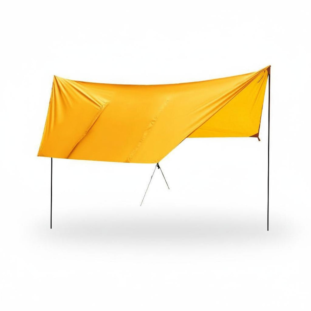 Multi-Use Hex Tarp Tent Lightweight Camping Tarp Shelter Sunproof Swing Bed Rain Fly Ultralight for Hiking, Picnic