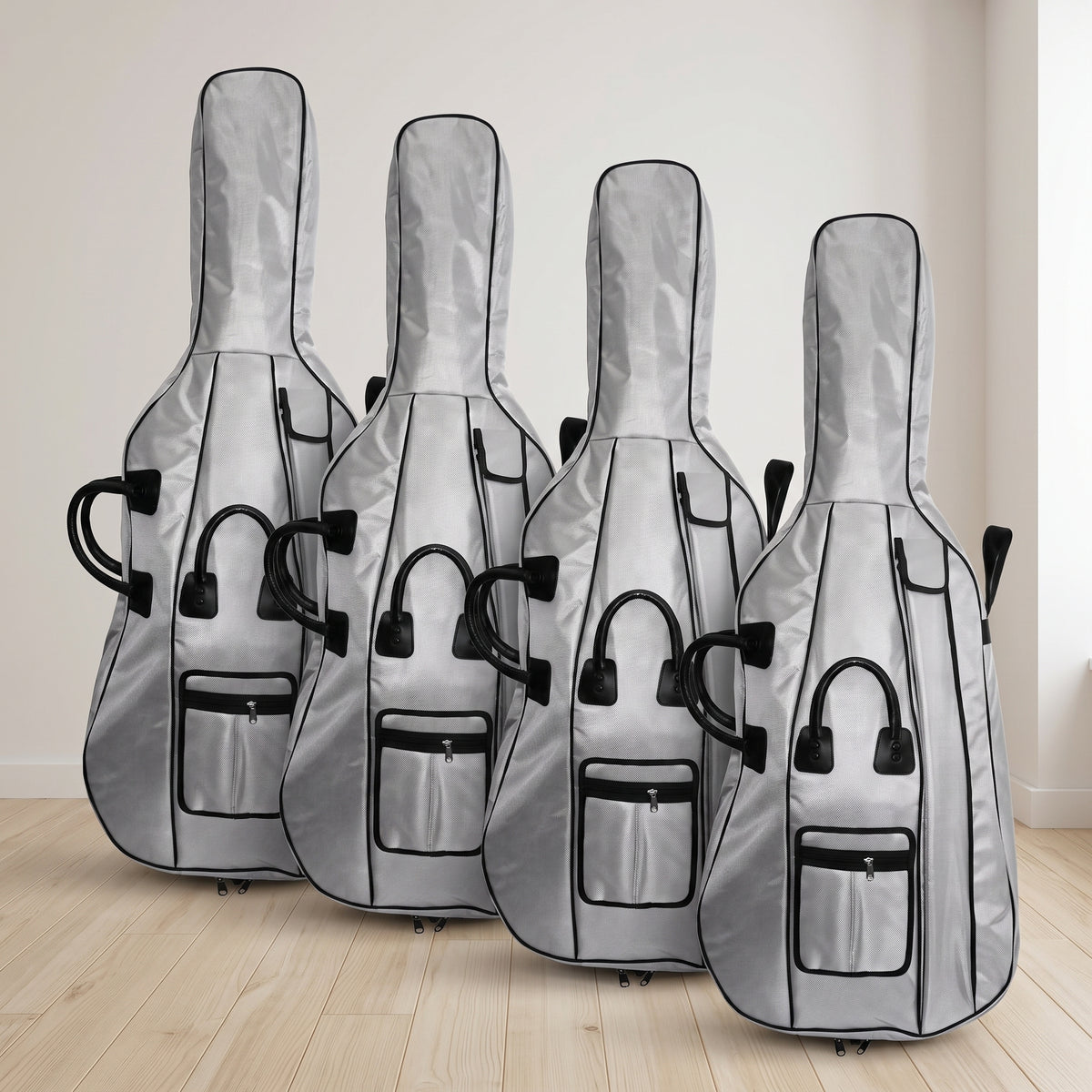 HG Century Movement 20mm Thickened Waterproof Cello Bag with Double Shoulder Straps