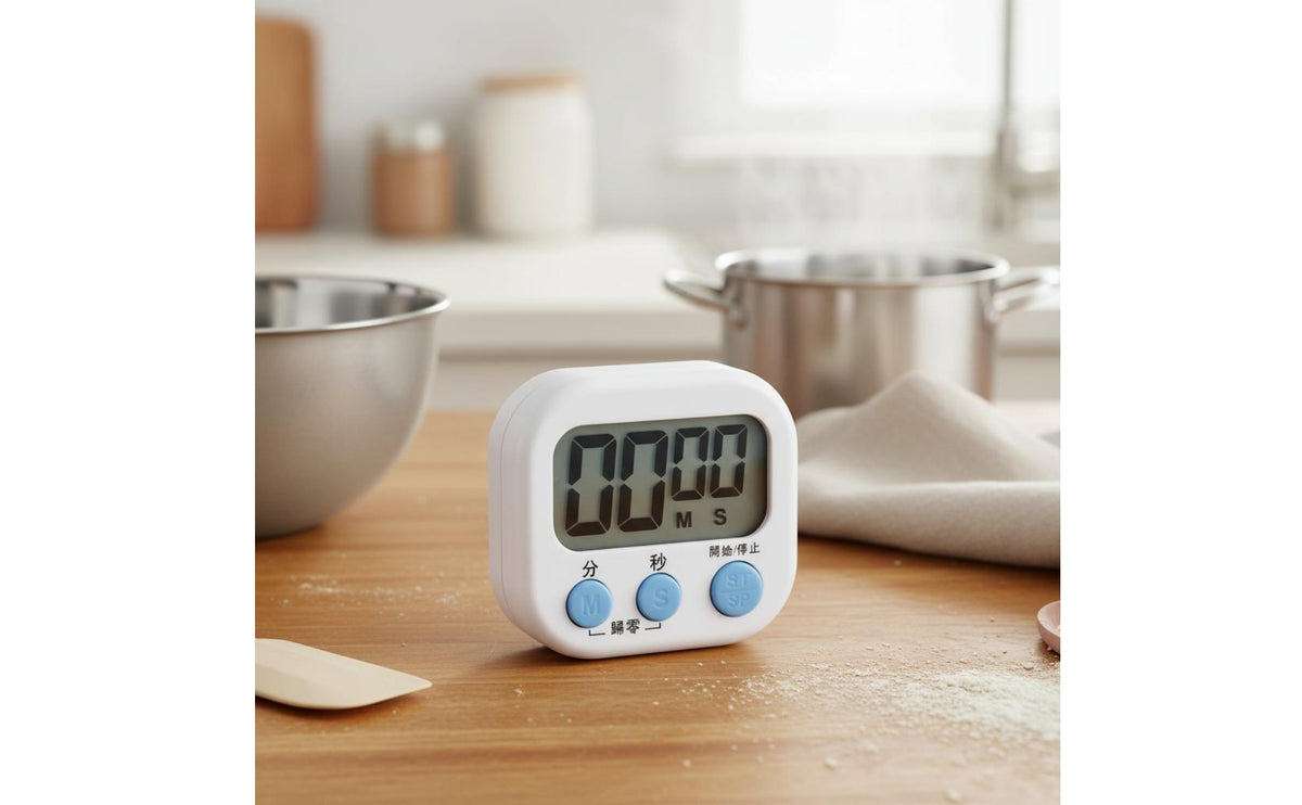 Kitchen Timer No Battery Required Mechanical Timer Loud Clear Alarm Time Management Tool for Students, Kids, Cooking, Study, Classroom