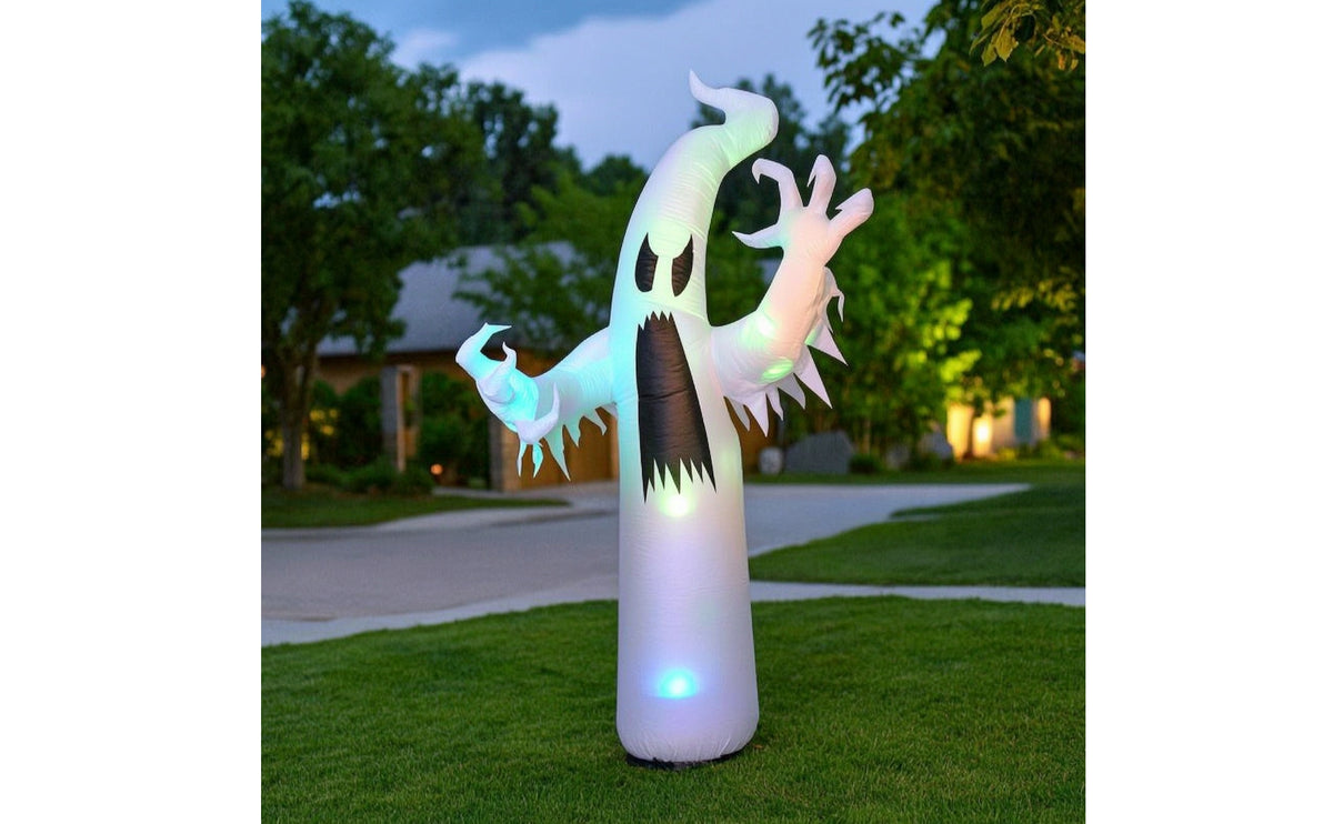 Halloween Inflatable Specters Fast Inflation Specters Inflatable with LED Lights Easy Setup Lawn Decoration for Yard