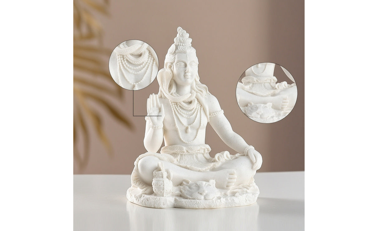 Shiva Statue Spiritual Shiva Figurine Carved Sculpture for Collectors