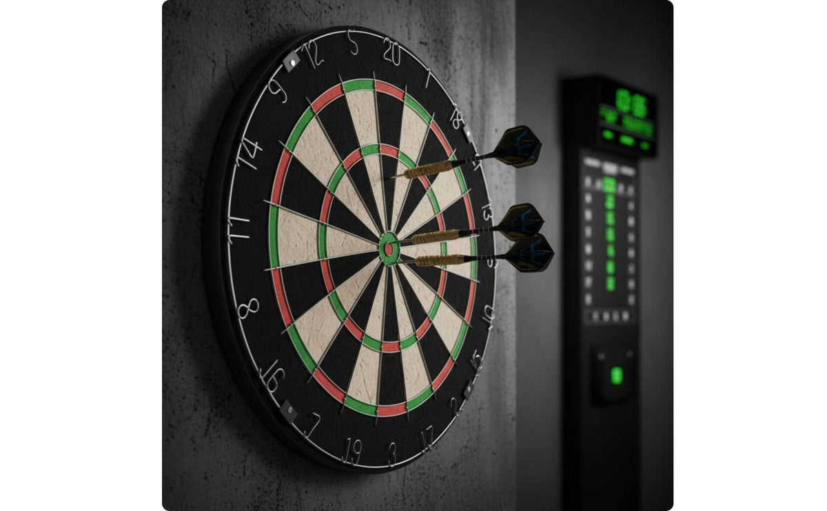 Sisal Dartboard Pro Competition Design Sisal Projectile Board Long-Lasting Bristle Dartboard for Players, Beginners, Bar, Club