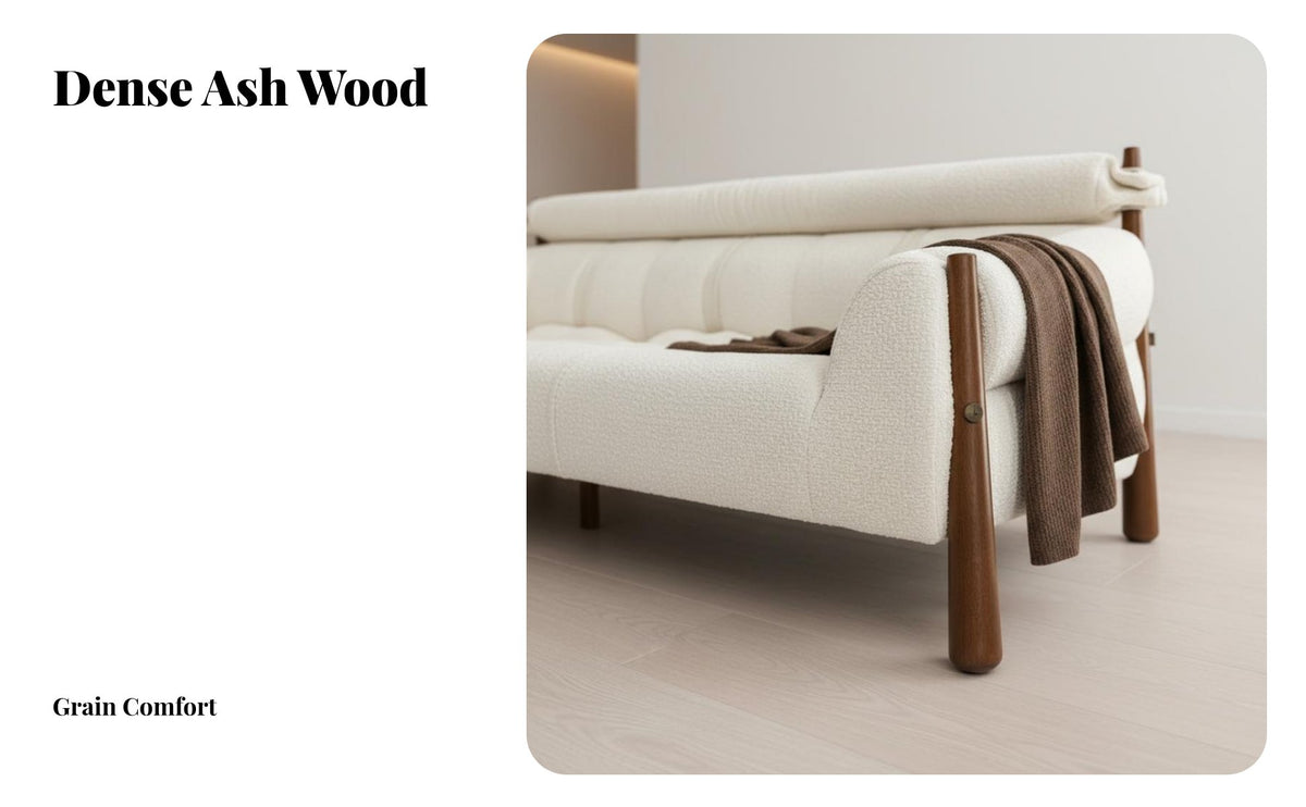 Upholstered 3-Seater Wooden Couch sturdy Wood Frame 3-Seater Lounge Couch Designer Look Sofa for Homeowners, partners, Apartment, Reception Area, Studio