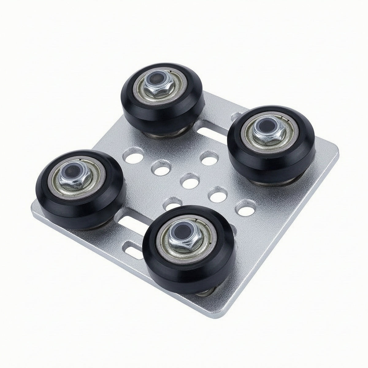 V-Slot Gantry Plate with Wheels Linear Motion V-Slot Gantry Plate Hardware Smooth High Precision for DIY Builders, 3D Printers