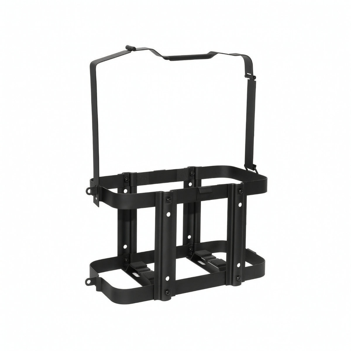 Heavy-Duty Jerry Can Holder Steel Jerry Gas Can Holder Metal Carrier Rugged for Motorcycles