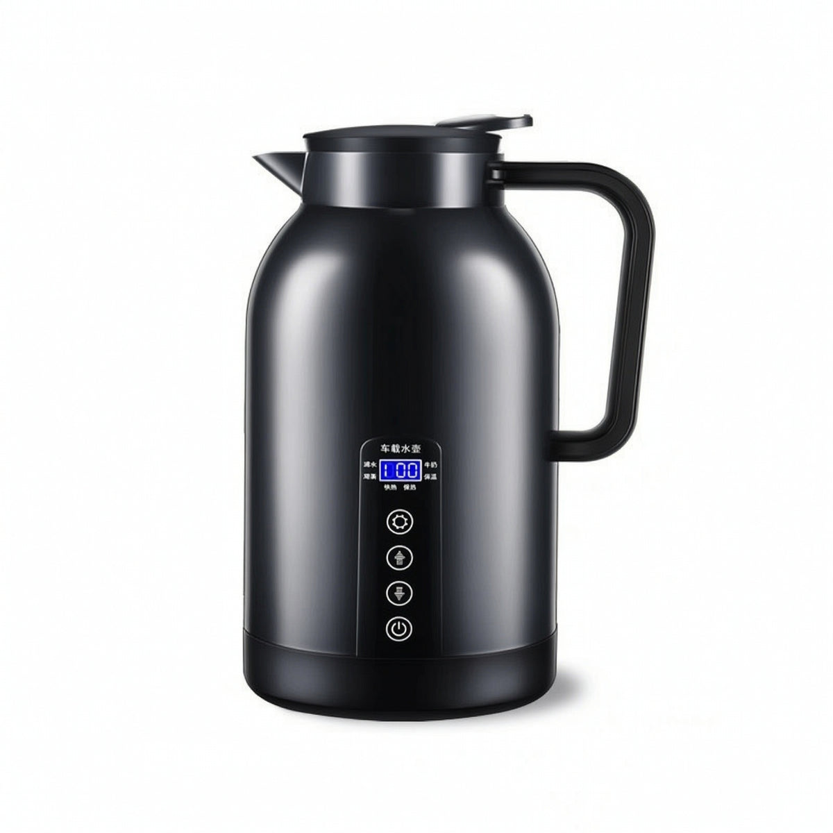 Car Kettle Digital Electric Kettle with Temperature Display Mini Water Boiler for Journeyers