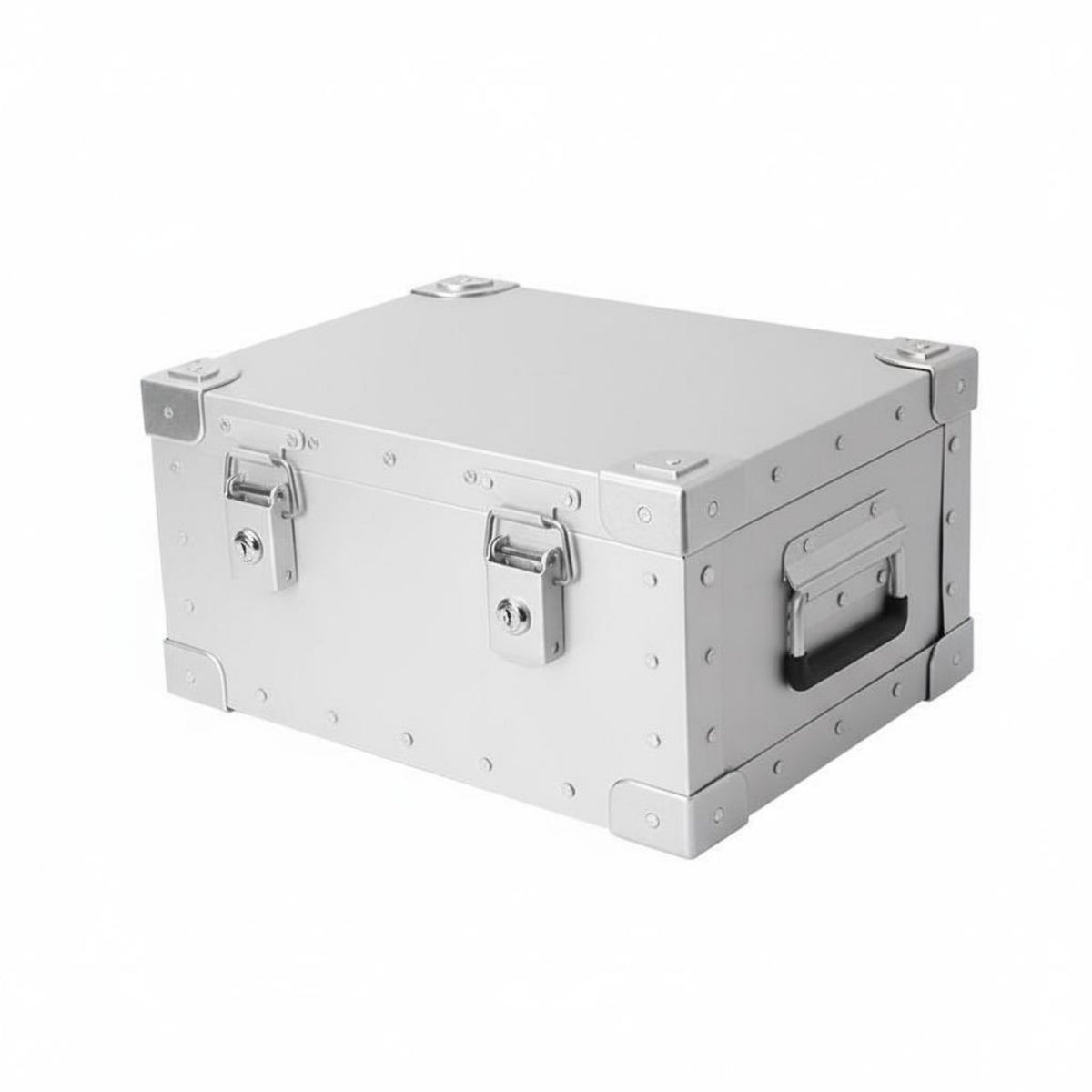 Aluminum Storage Box Large Capacity Car Trunk Storage Container Lightweight Outdoor Camping Trunk for Campers, Travel