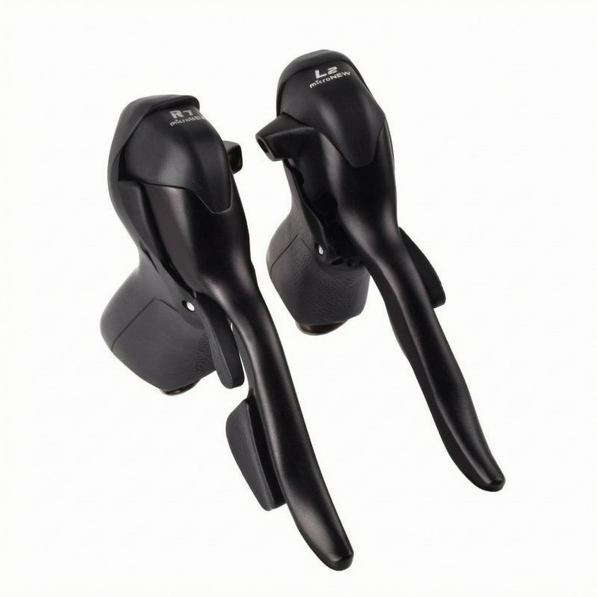 Combined Gear Brake Levers Aluminum Bike Chassis Shifter Brake Lever Combo Textured Grip