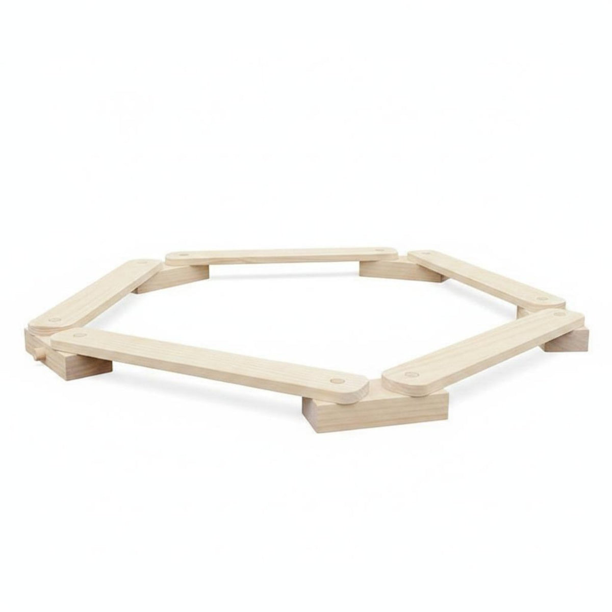 Wooden Balance Bridge Coordination Training Balance Bridge Toy STEM Children's Activity Equipment for Indoor Playroom