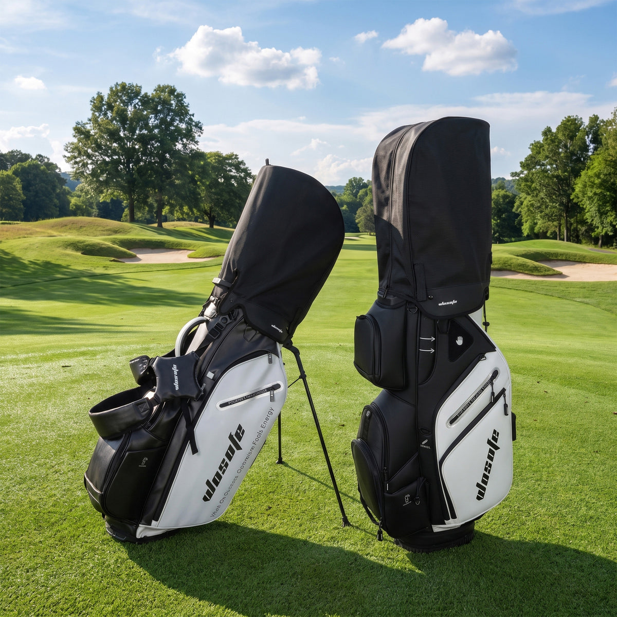 Waterproof Golf Club Bag Cover with Rain Protection