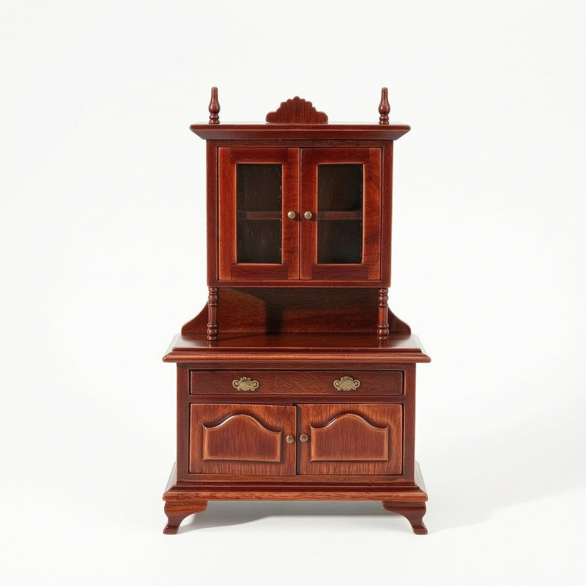 Dollhouse Dining Cabinet Classic Miniature Cupboard Display Cabinet for Hobbyists