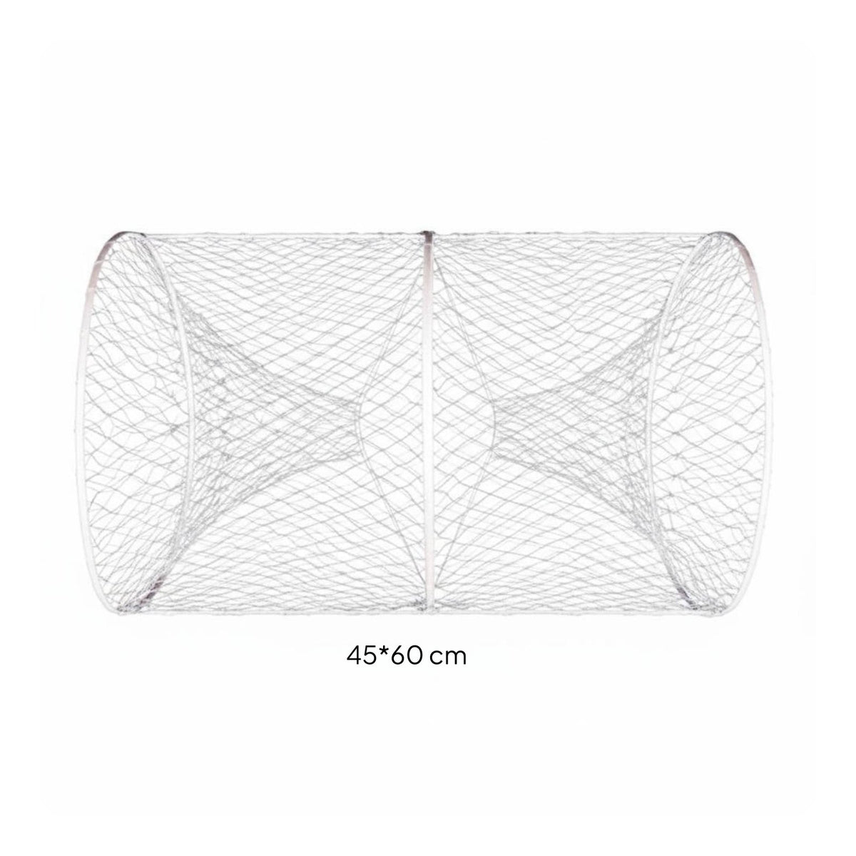 Portable Collapsible Fishing Cage Sturdy Round Fishing Net Cage No Installation Required Funnel Entrance Aquatic Creature Enclosure Handmade