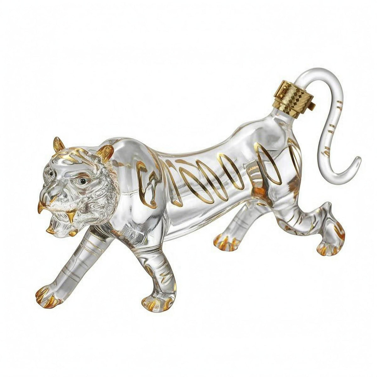 Animal-Glass Bottle Clear Glass Stopper Bottle Barware