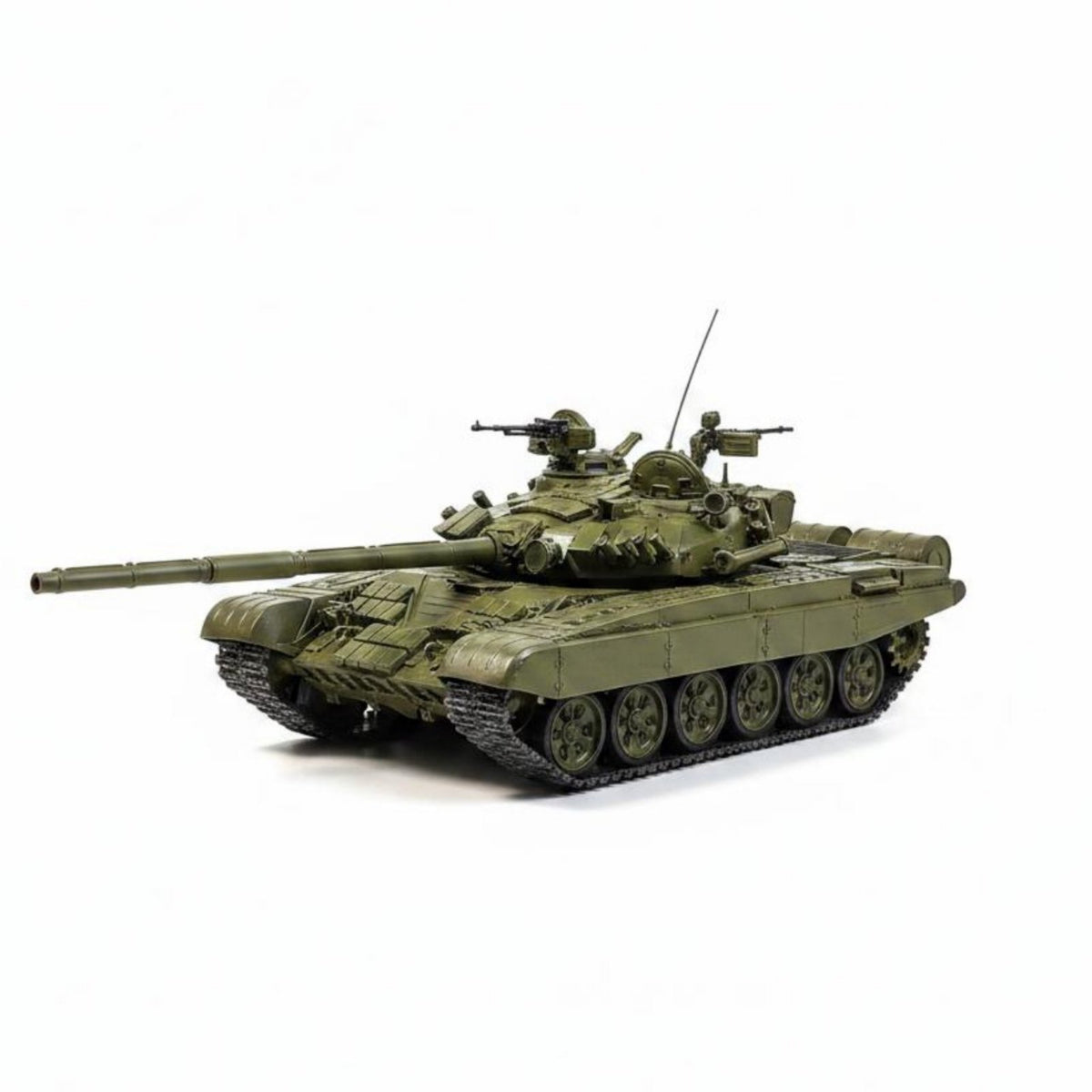 T-72A Tank Model Simulation 1:43 Tank Model Battle Machine Copy for Shelf, Desk