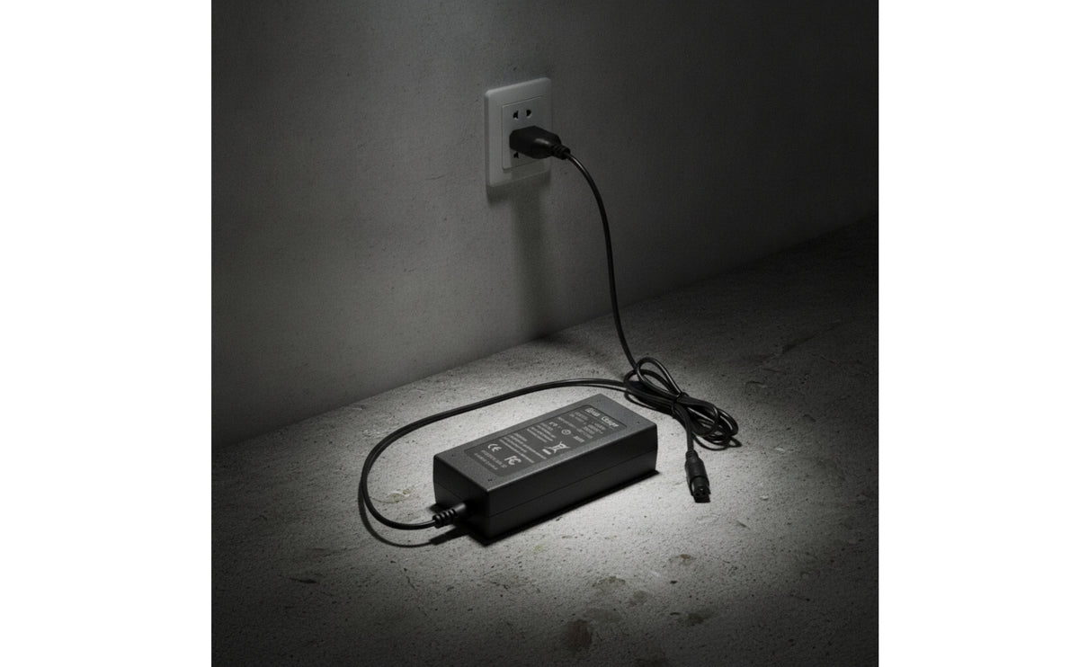 42V 2A Scooter Charger Portable Charger with LED Indicator Compact for Commuters, Travel, Garage, Workshop