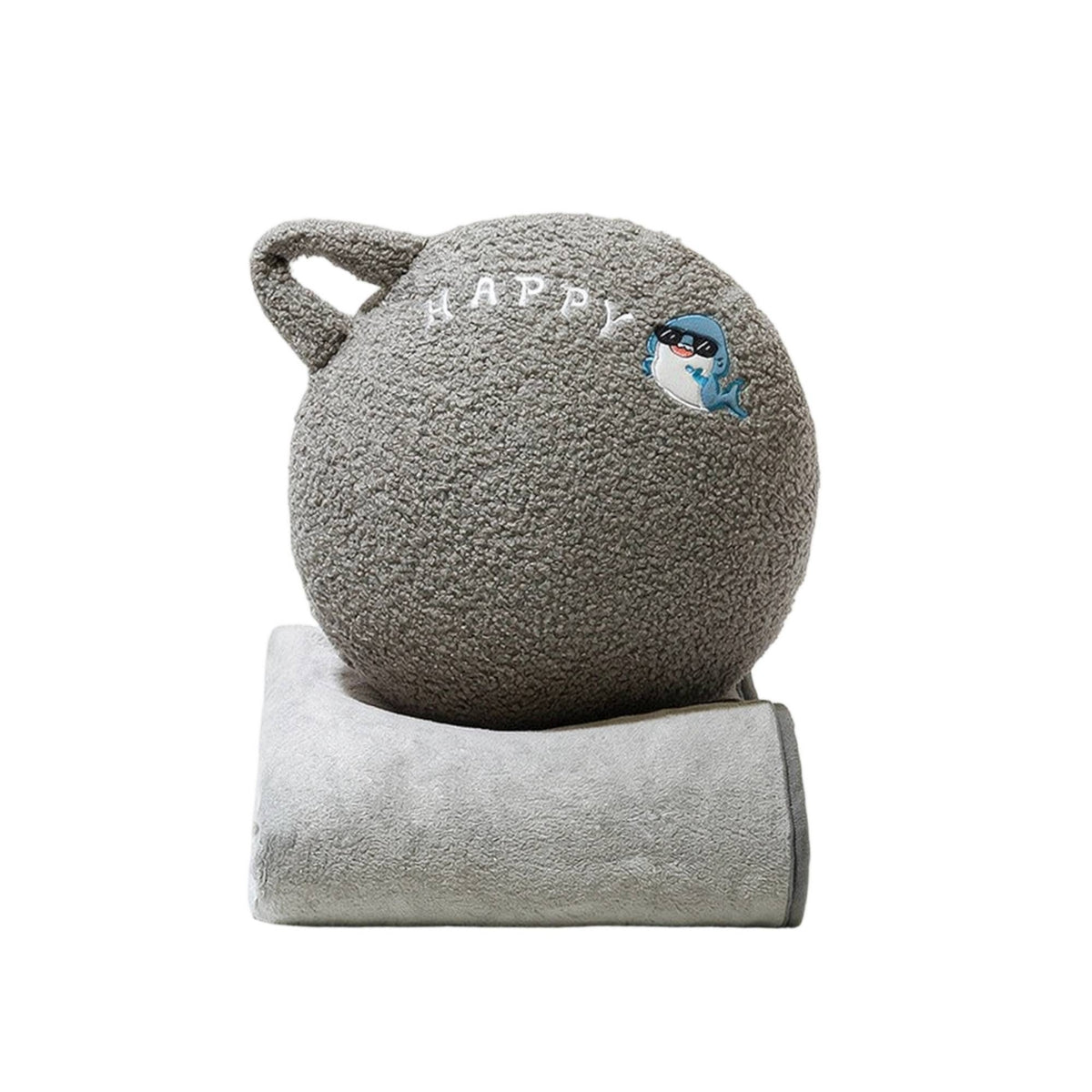 2-in-1 Pillow Blanket Wearable Pillow with Blanket Foldable Cushion for Car, Travel,