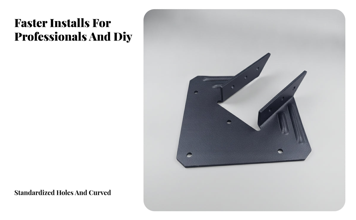 Carbon Steel Metal Connector Bracket | Reinforced Plate Design, Wood Connector Bracket, for Roof Framing